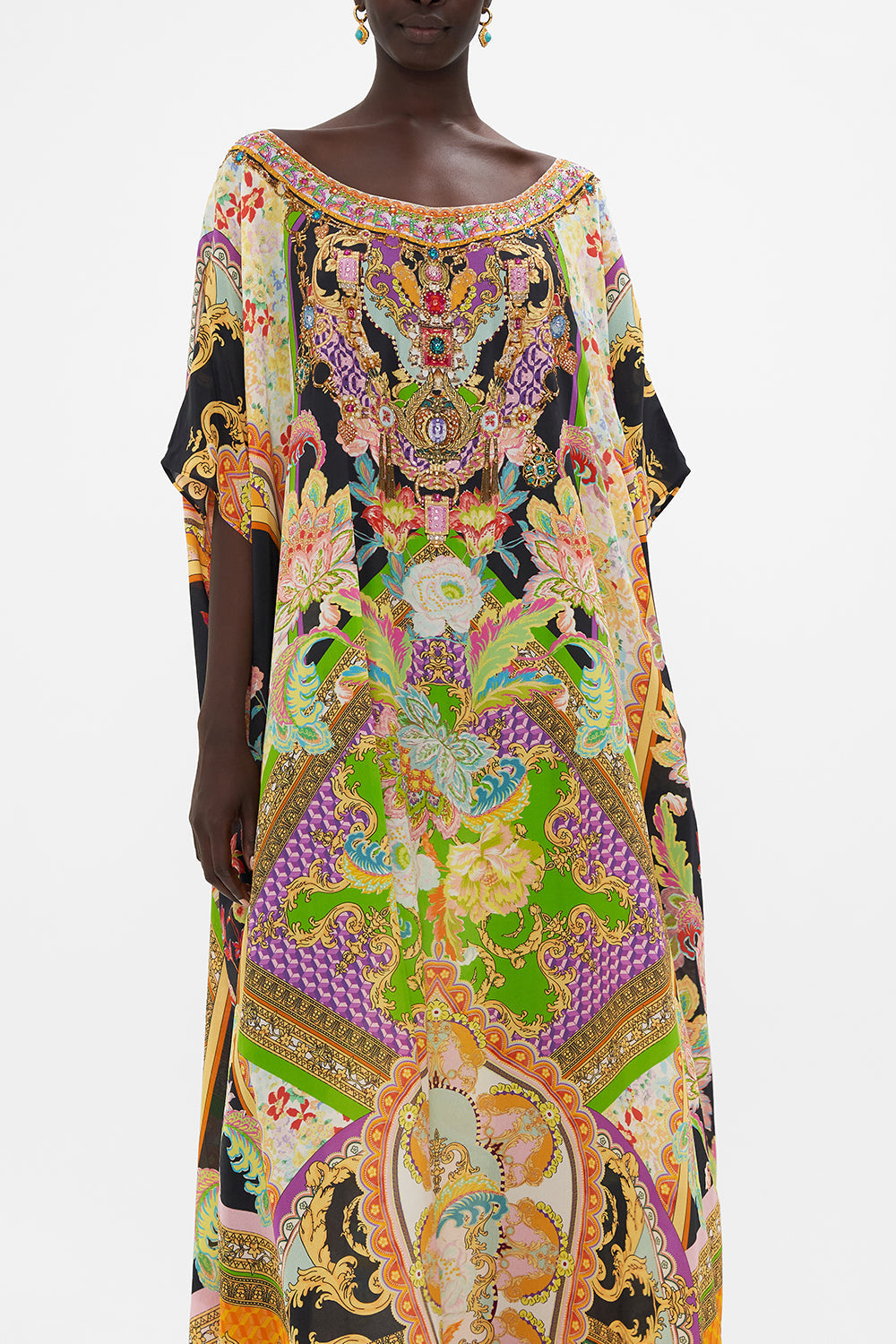 ROUND NECK KAFTAN SUNDOWNERS IN SICILY