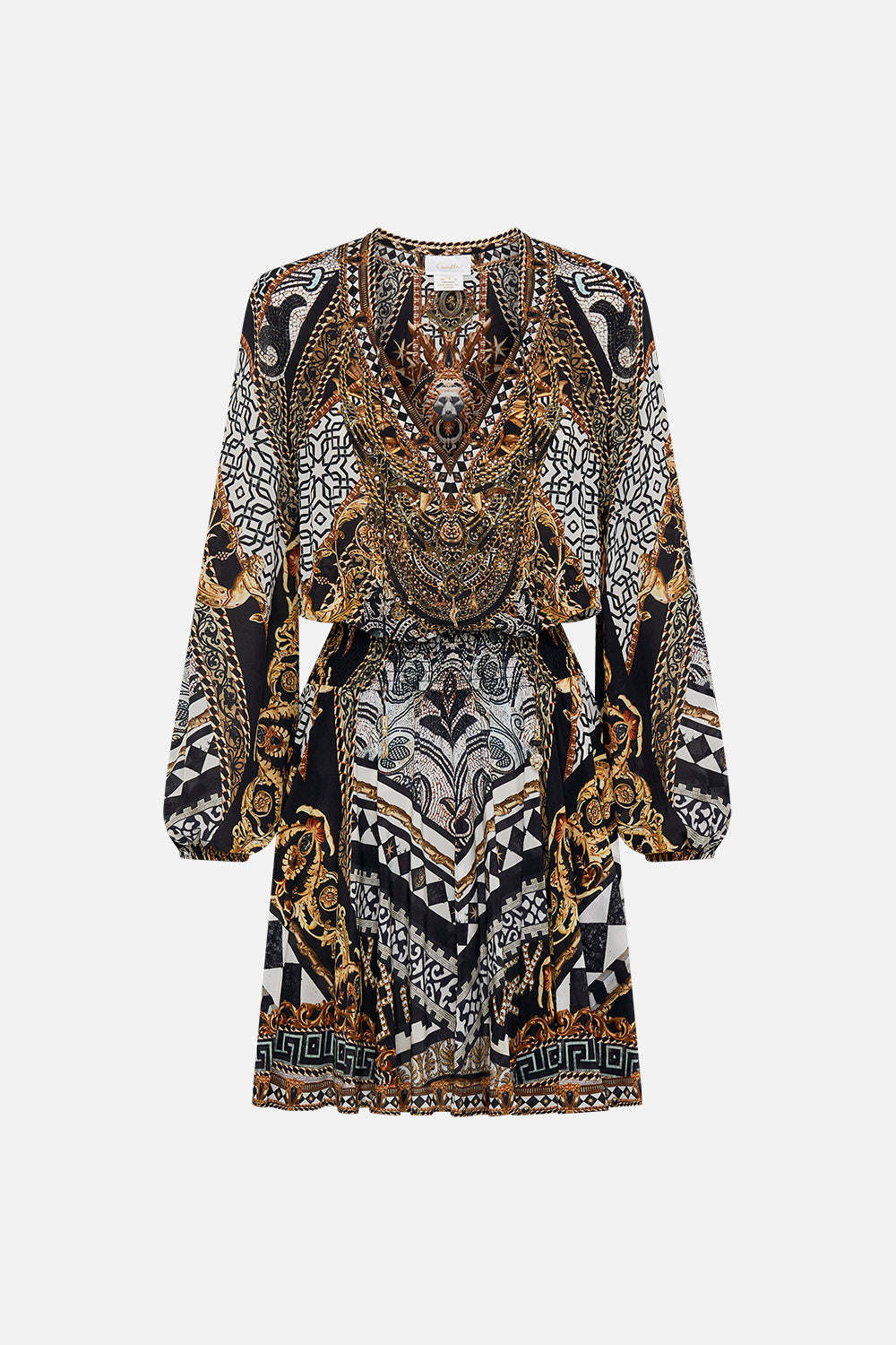 SHIRRED RELAXED SHORT DRESS LOOK UP TESORO