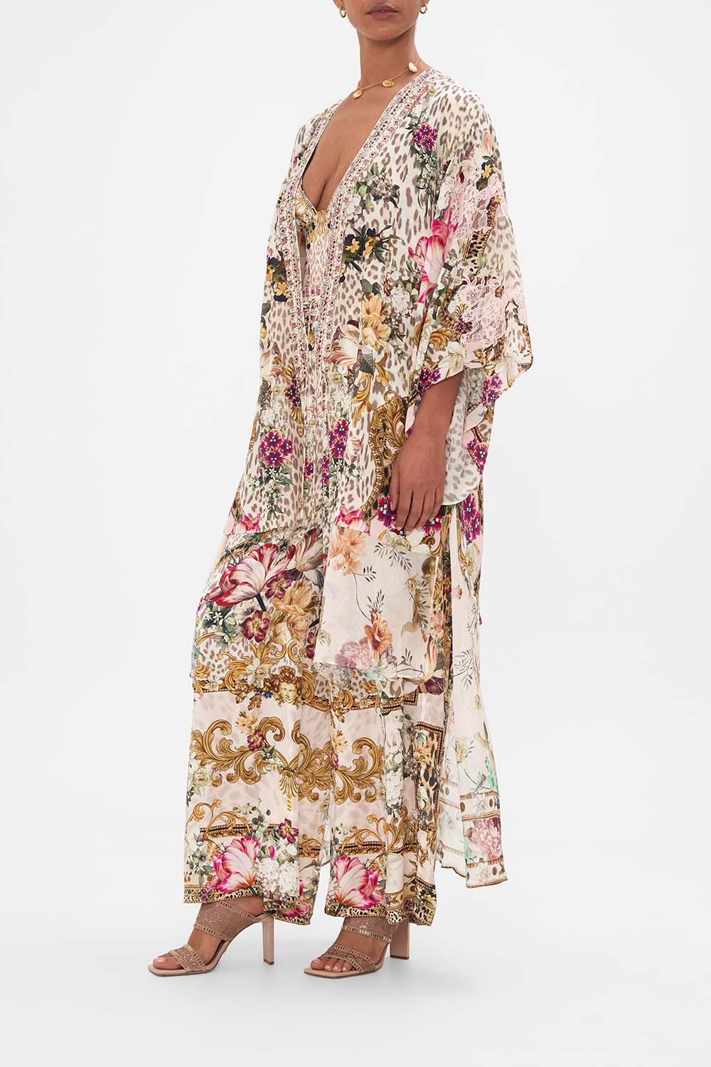 KIMONO WITH LONG UNDERLAYER BAMBINO BLISS