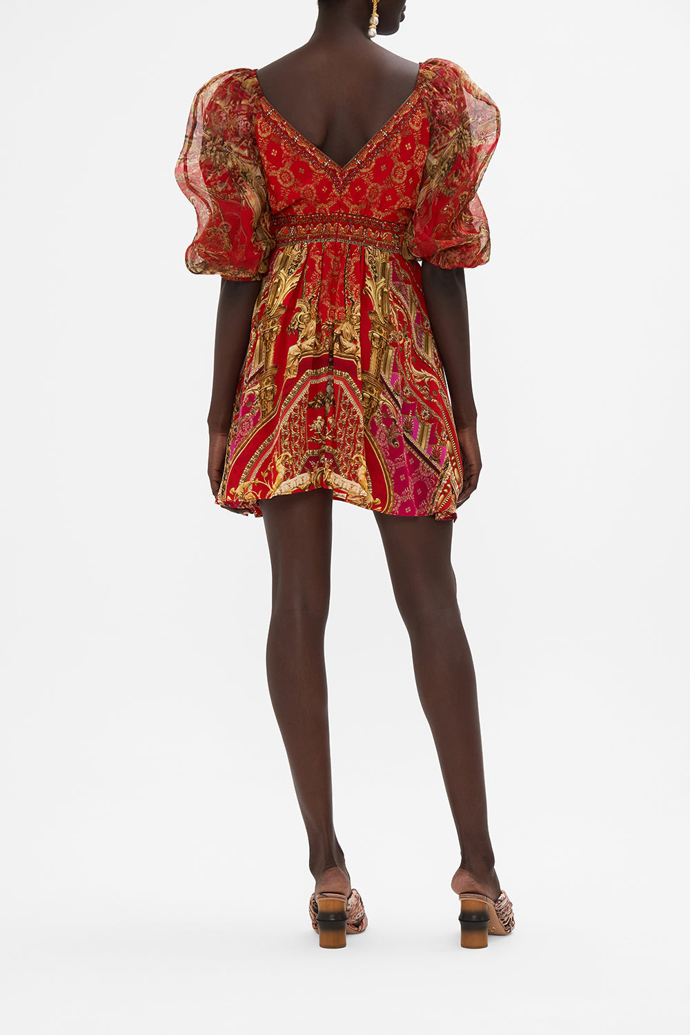 PUFF SLEEVE MINI DRESS SWEET SOPRANO