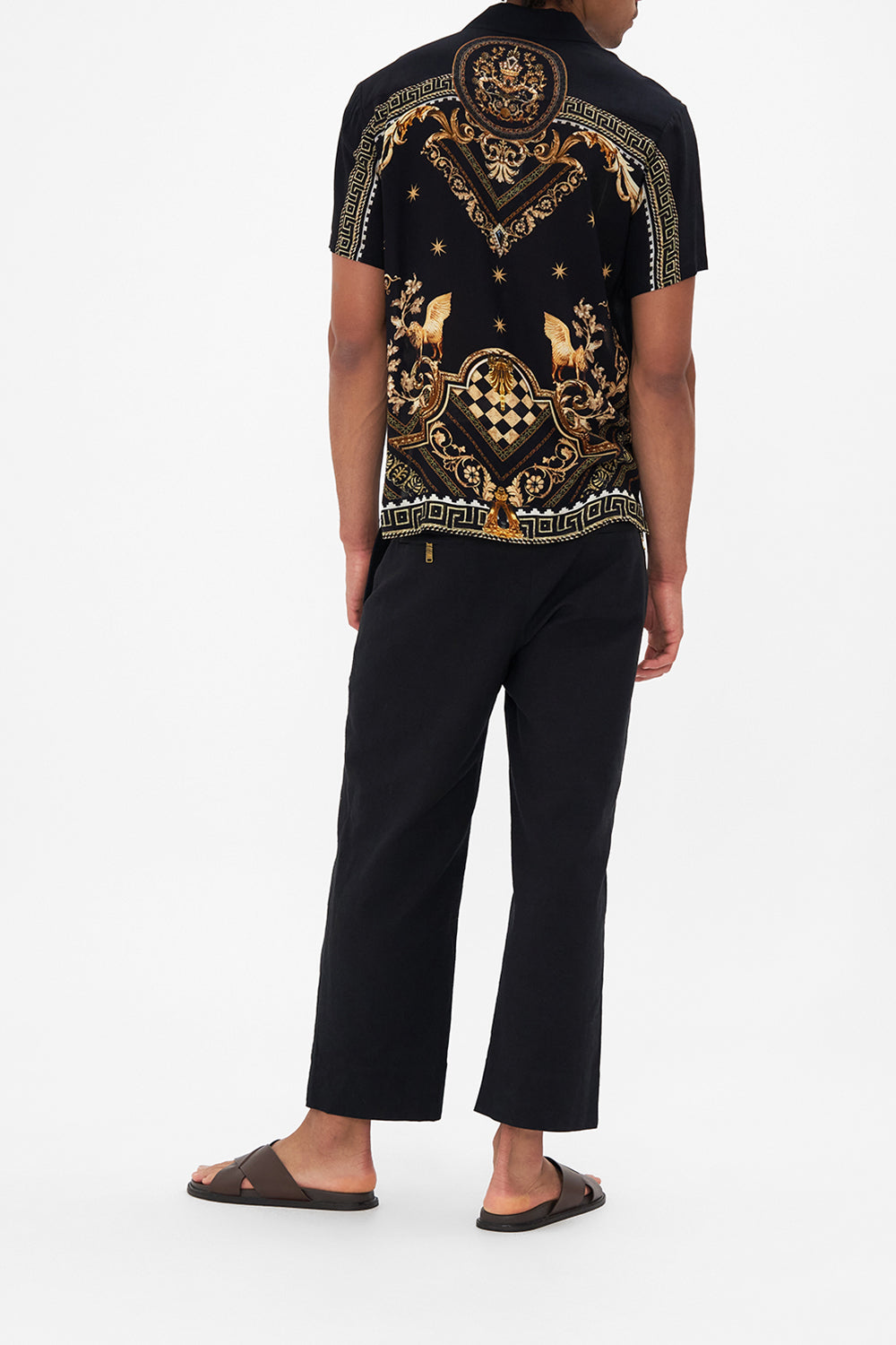 SHORT SLEEVE CAMP COLLARED SHIRT DUOMO DYNASTY