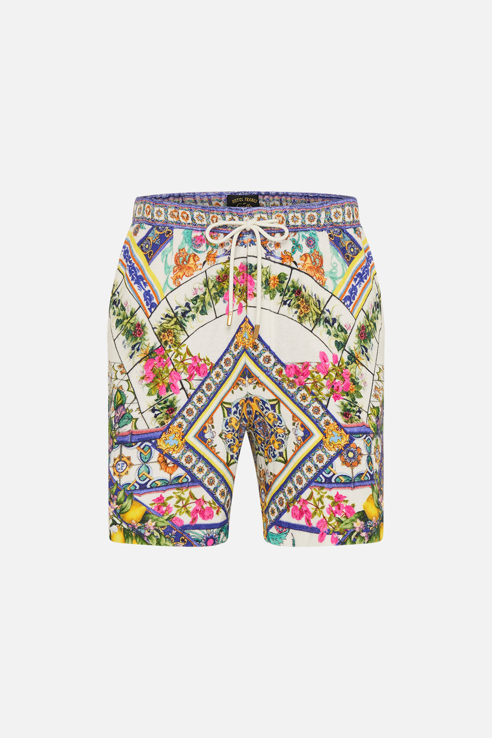 TERRY TOWELLING ELASTICATED WALK SHORT AMALFI AMORE