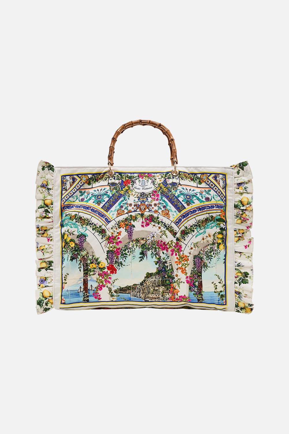 FRILLED EDGE TOTE AMALFI AMORE