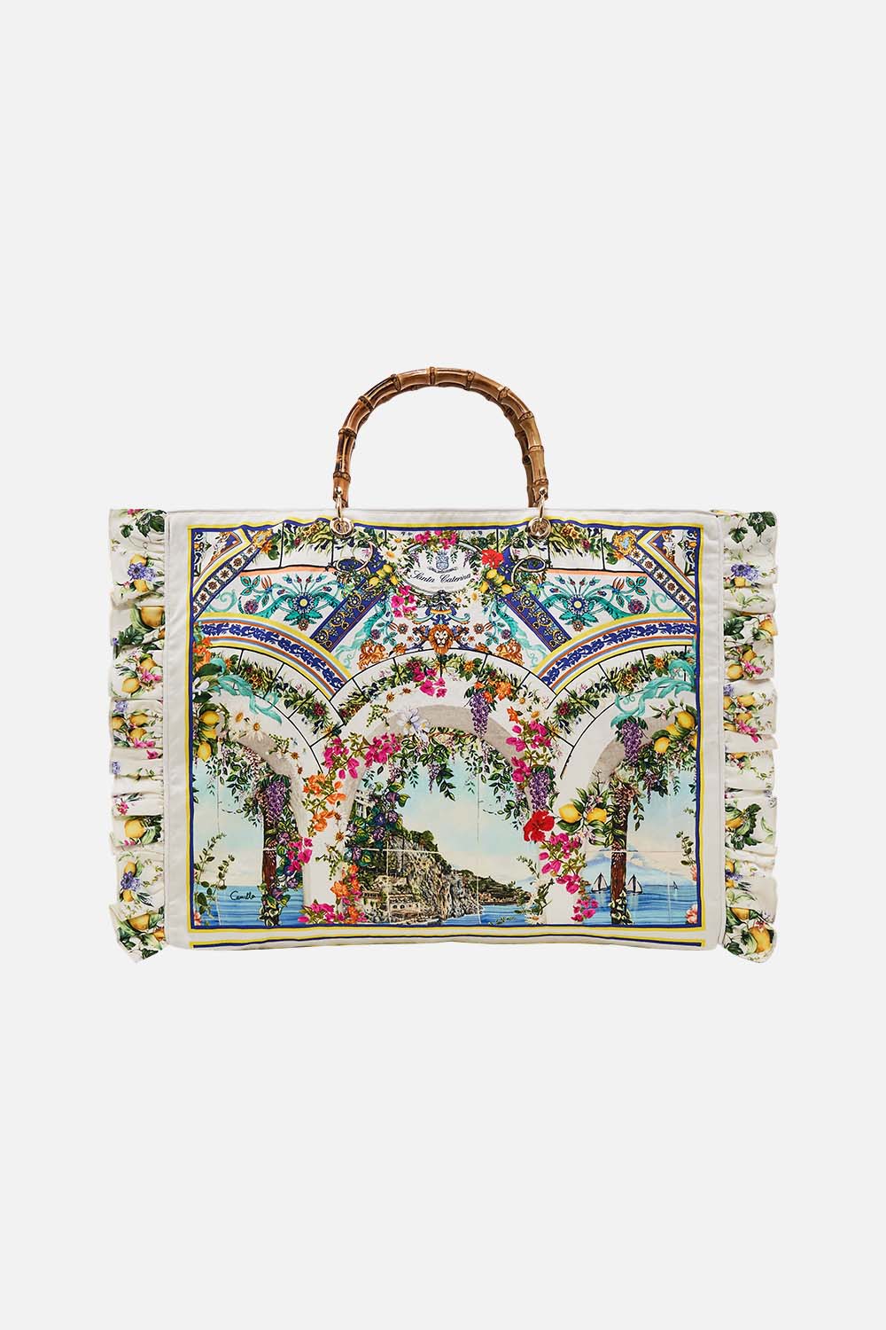 FRILLED EDGE TOTE AMALFI AMORE