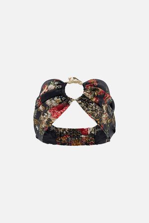 Product view of CAMILLA silk ring headband in A Night At The Opera floral print