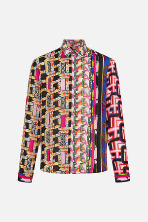 Product view of HOTEL FRANKS BY CAMILLA long sleeve shirt in Rome Retro print