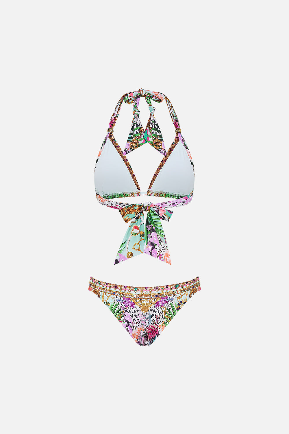 SOFT TIE BIKINI WITH TRIM DEAR AMORE MIO