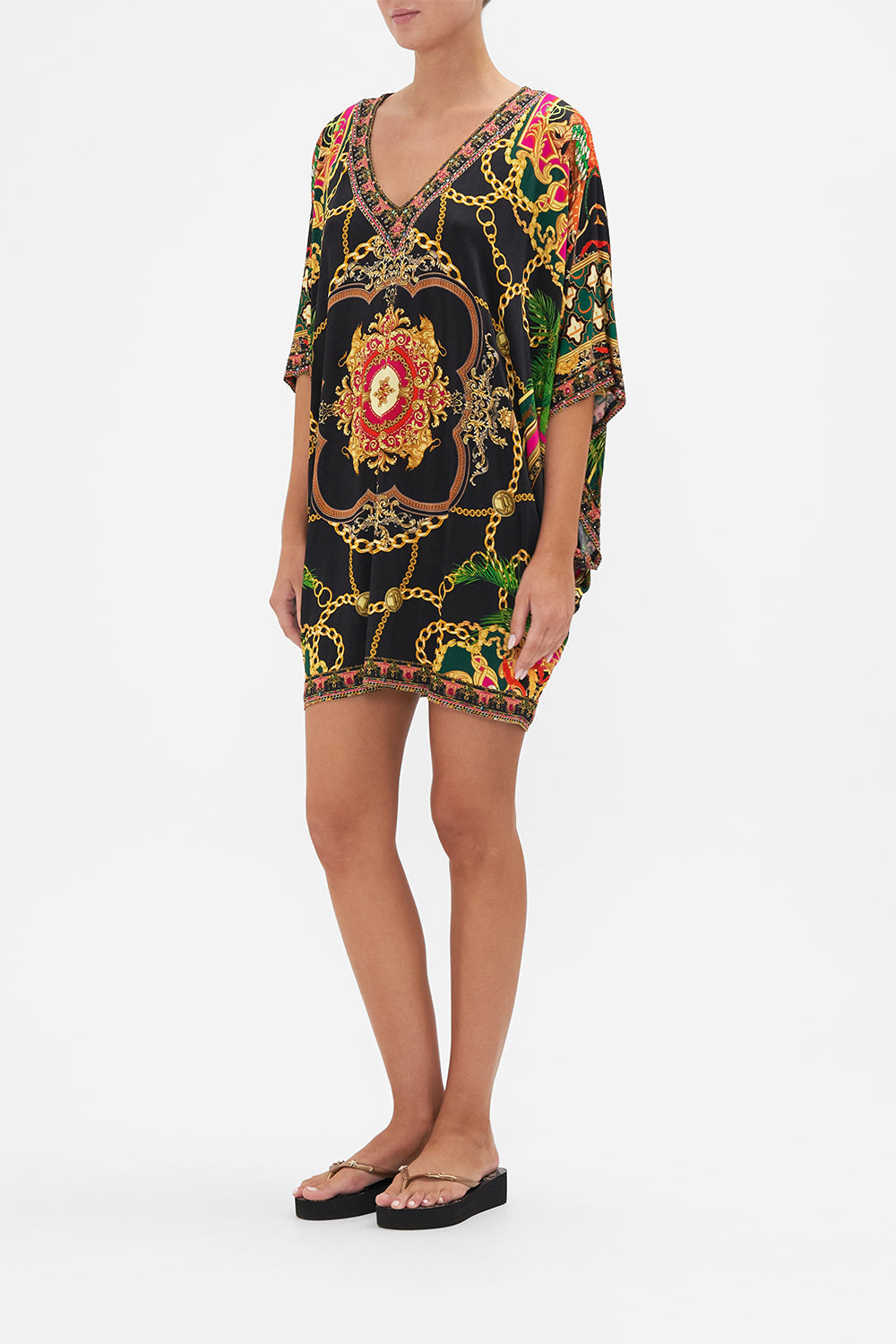 BAT SLEEVE DRESS JEALOUSY AND JEWELS