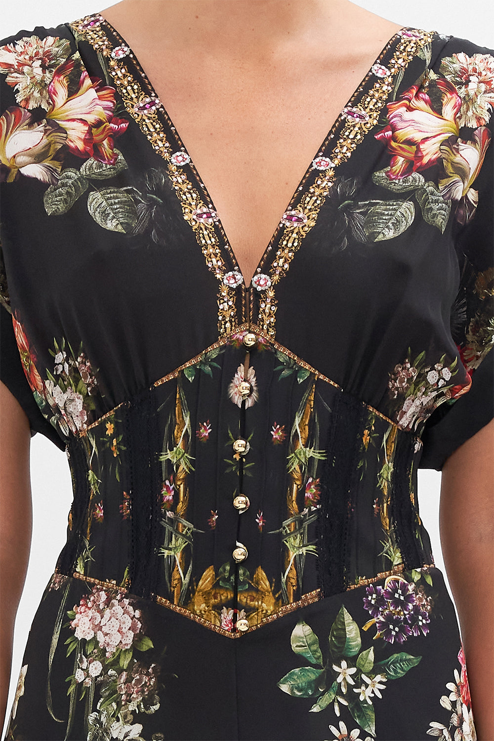 CORSET DETAIL DRESS A NIGHT AT THE OPERA