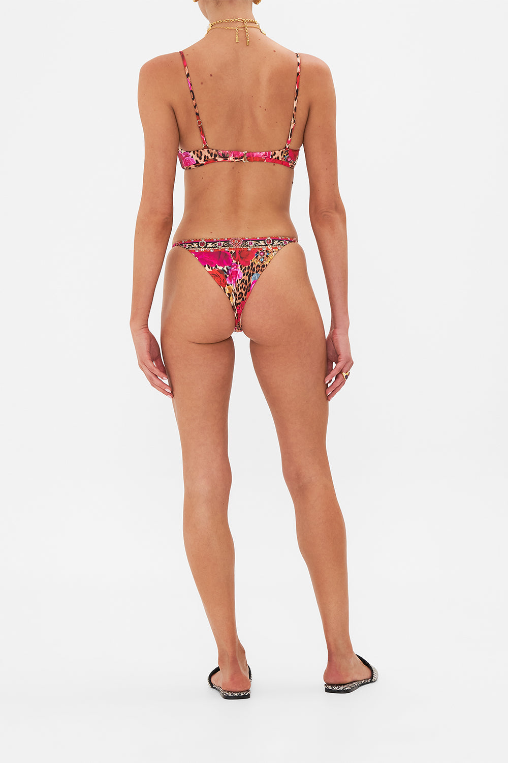 The CAMILLA SCOOP NECK ONE PIECE RENAISSANCE ROMANCE in our  print.