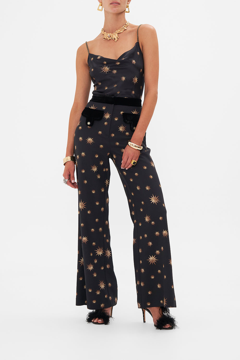 FLARED PANT WITH POCKETS SOUL OF A STAR GAZER