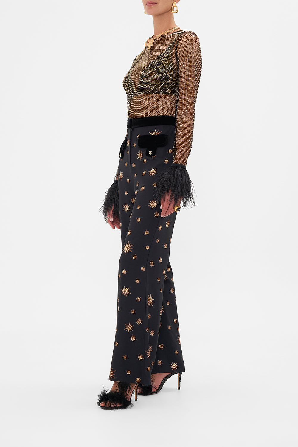 The CAMILLA MAXI WRAP SKIRT RESERVATION FOR LOVE in our  print.