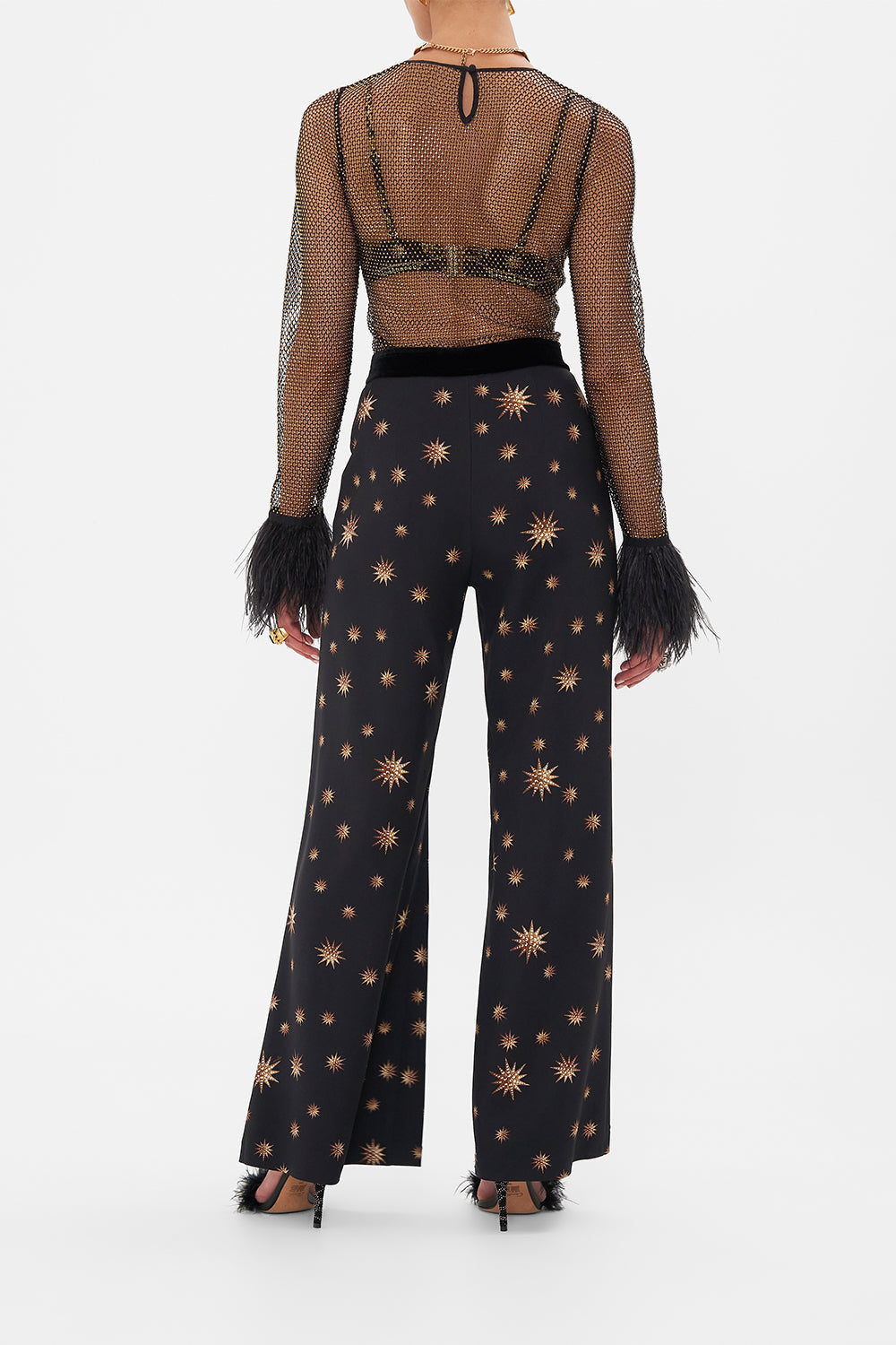 The CAMILLA MAXI WRAP SKIRT RESERVATION FOR LOVE in our RESERVATION FOR LOVE print.