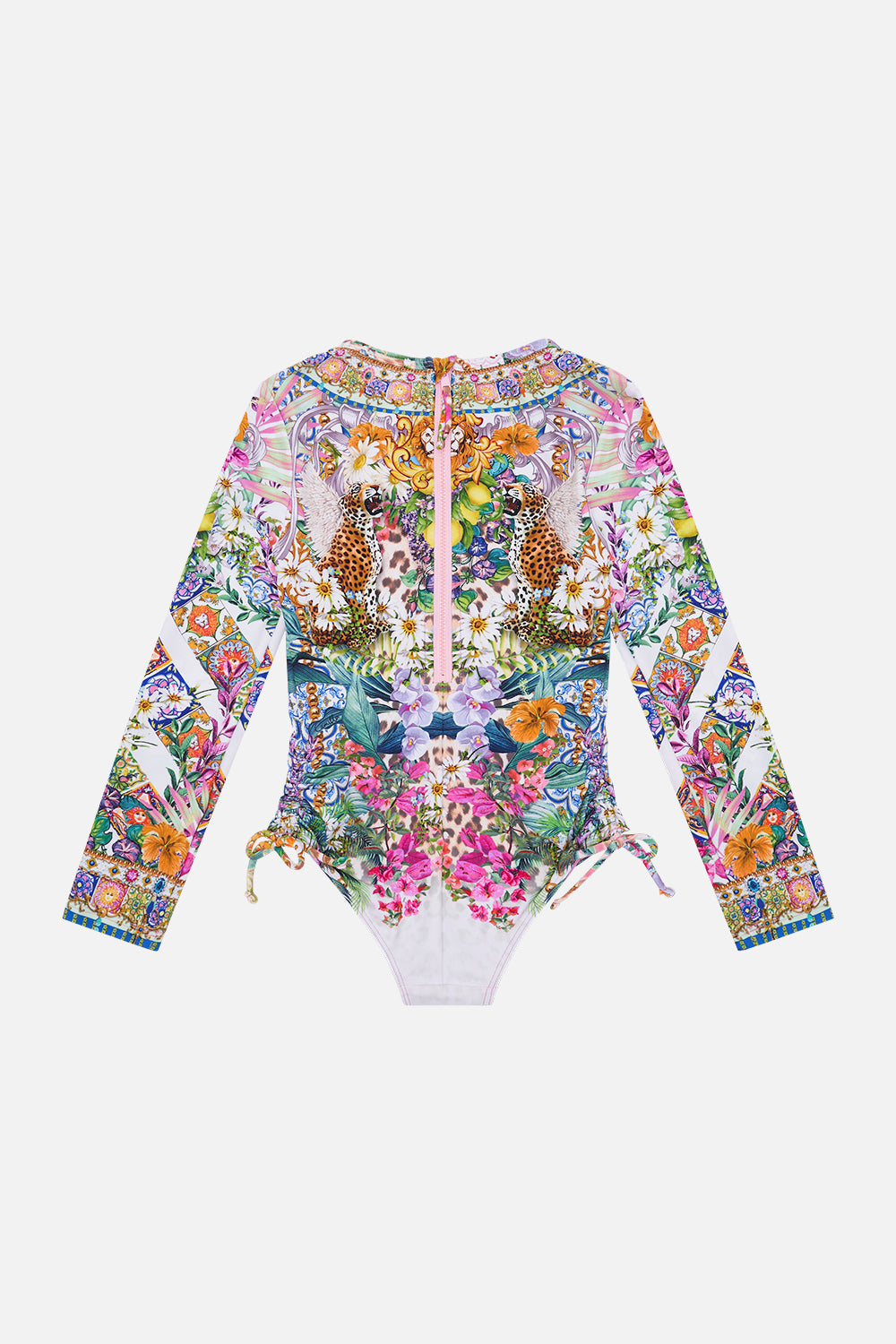 Product view of Milla By CAMILLA kids paddlesuit in Flowers Of Neptune print