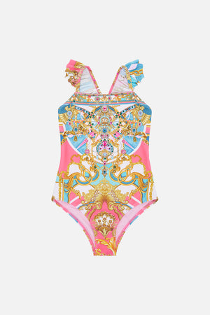 Product view of Milla By CAMILLA kids one piece swimsuit In Sail Away With me print