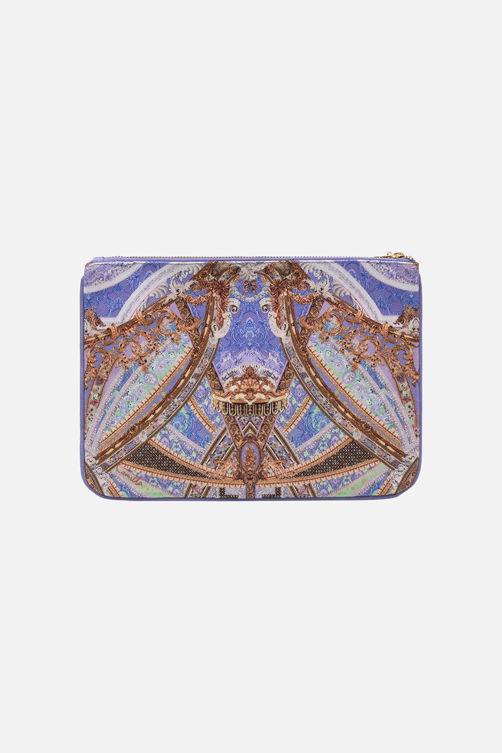 CAMILLA small clutch in Guilded Pleasures print