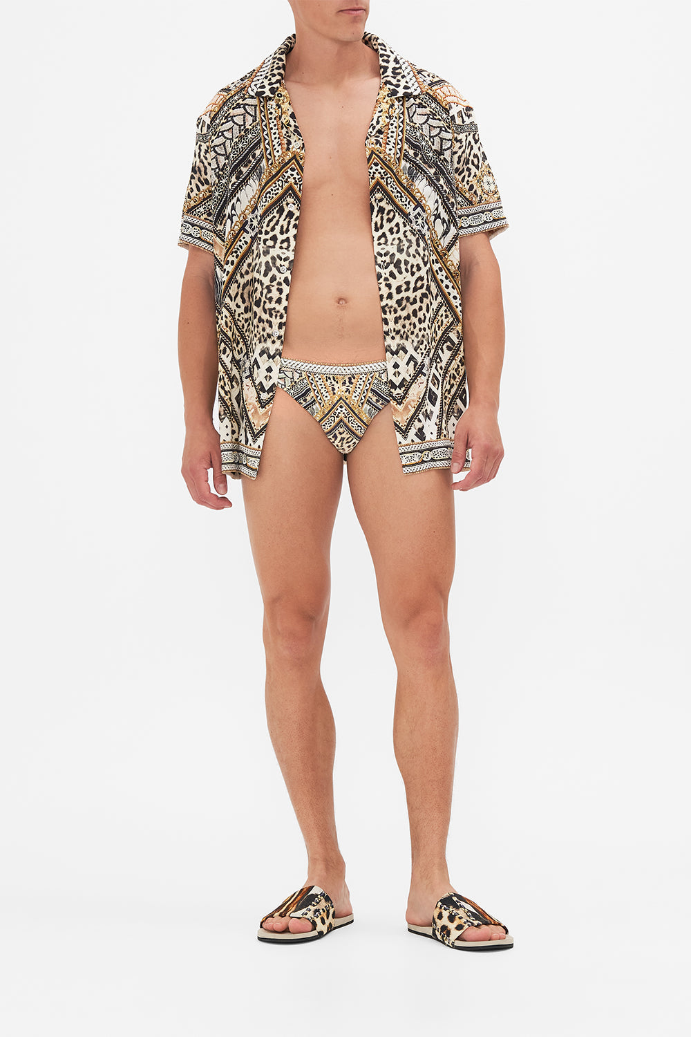 ATHLETIC SWIM BRIEF MOSAIC MUSE