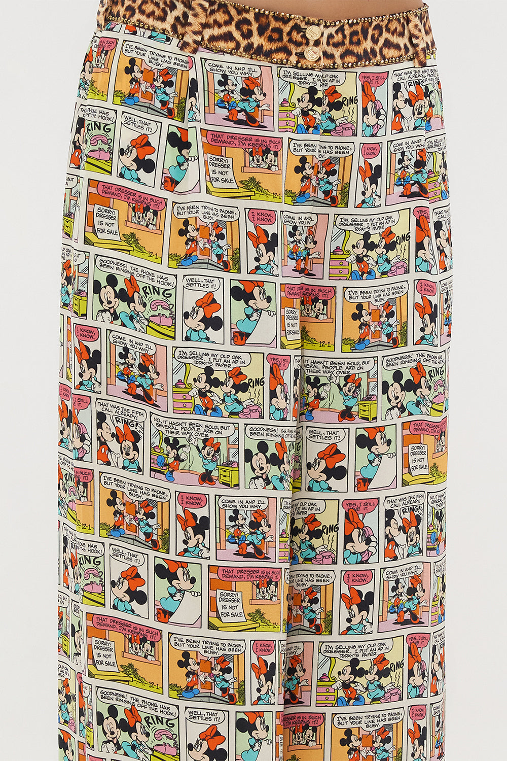 WIDE LEG WAISTED PANT A TRIP DOWN THE COMIC STRIP