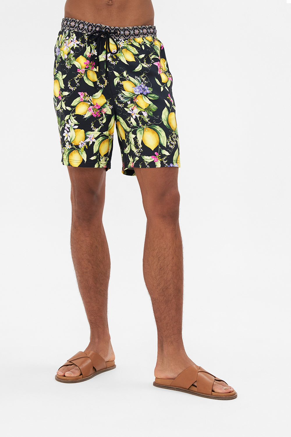 The CAMILLA LONG DRESS WITH TIE FRONT SAIL AWAY WITH ME in our  print.