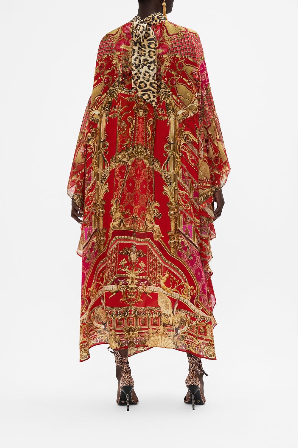 HIGH NECK RUFFLE KAFTAN SWEET SOPRANO