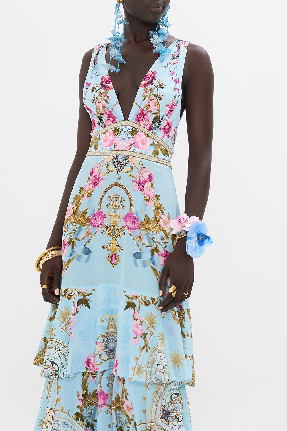 CAMILLA floral print dress in Down The Garden Path print
