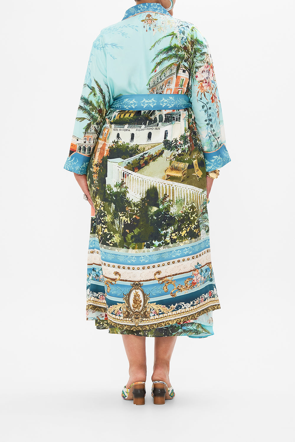 LONG ROBE WITH TIE FROM SORRENTO WITH LOVE