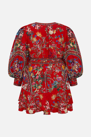 CAMILLA silk floral print dress om The Summer Palace print