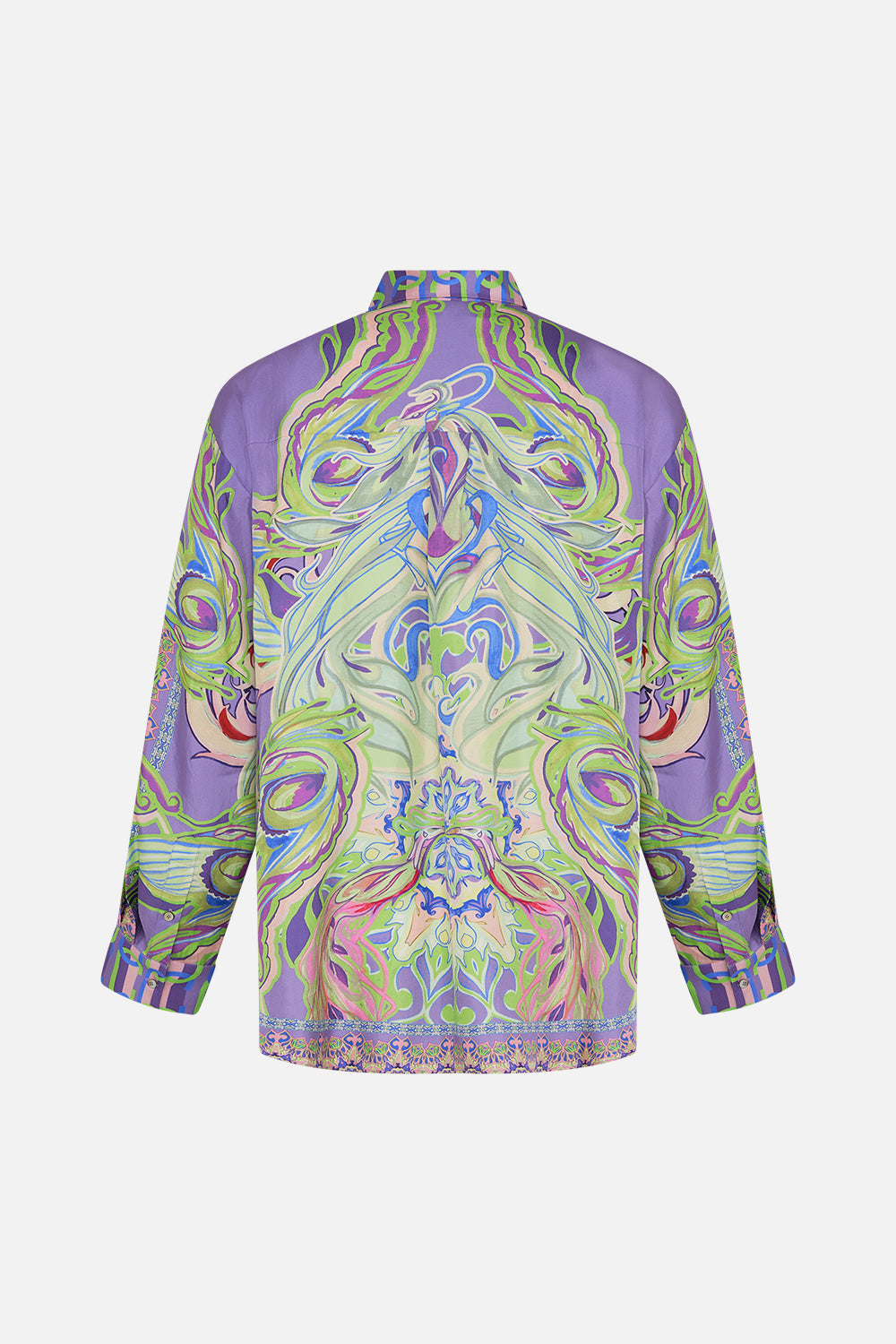 The CAMILLA KIMONO SLEEVE DRESS WITH SHIRRING DETAIL THE FLOWER CHILD SOCIETY in our  print.