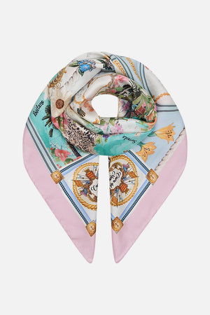 Product view of CAMILLA silk  square scarf in Amalfi Lullaby print