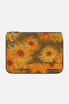 CAMILLA clutch bag in Make Me Your Masterpiece print