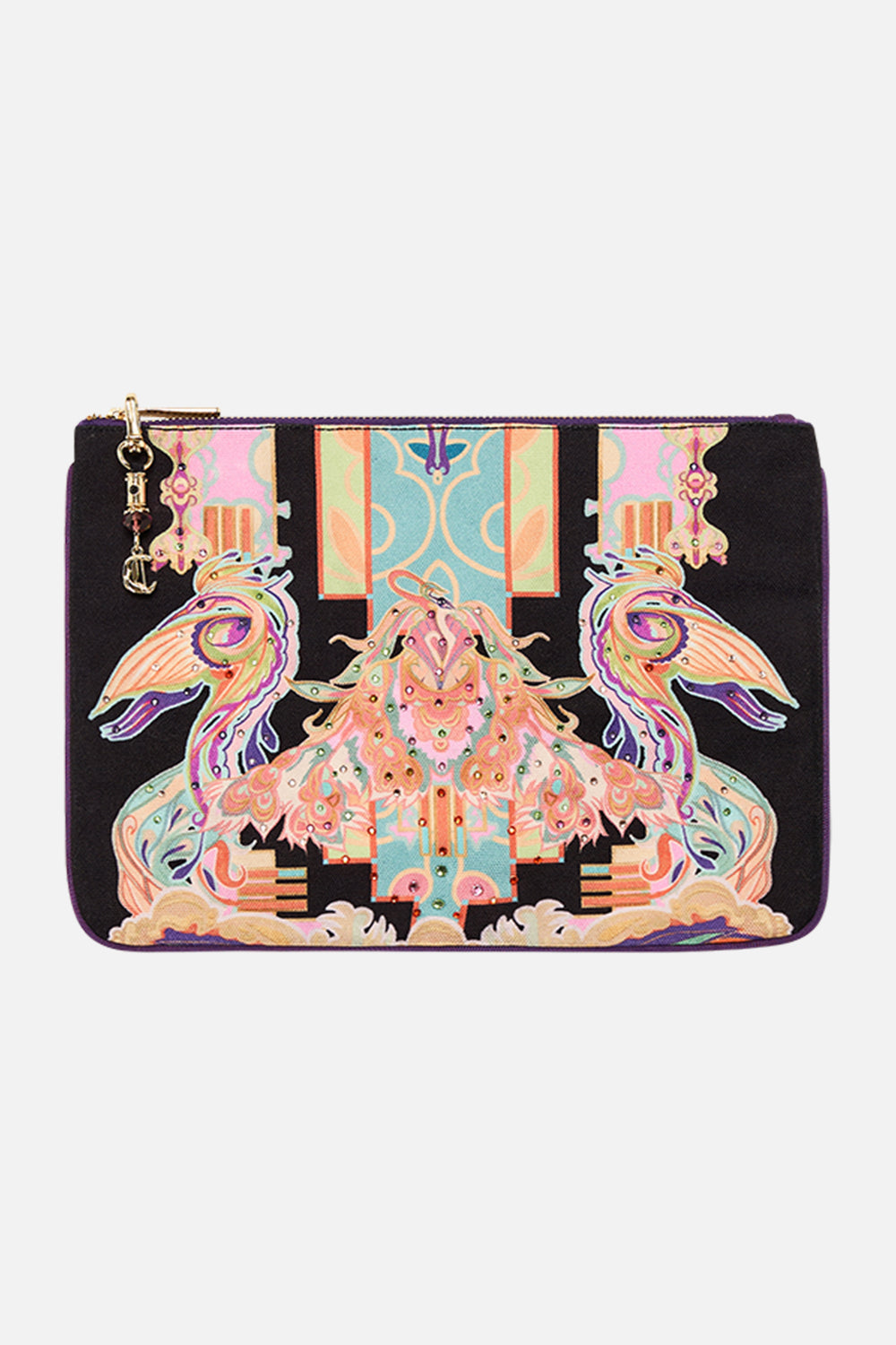 CAMILLA clutch in Club Cinemania print