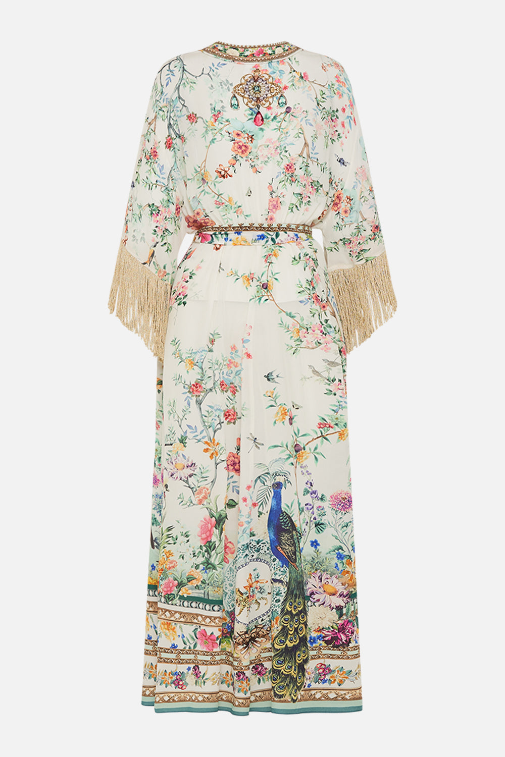 CAMILLA layer in Plumes and Parterres print