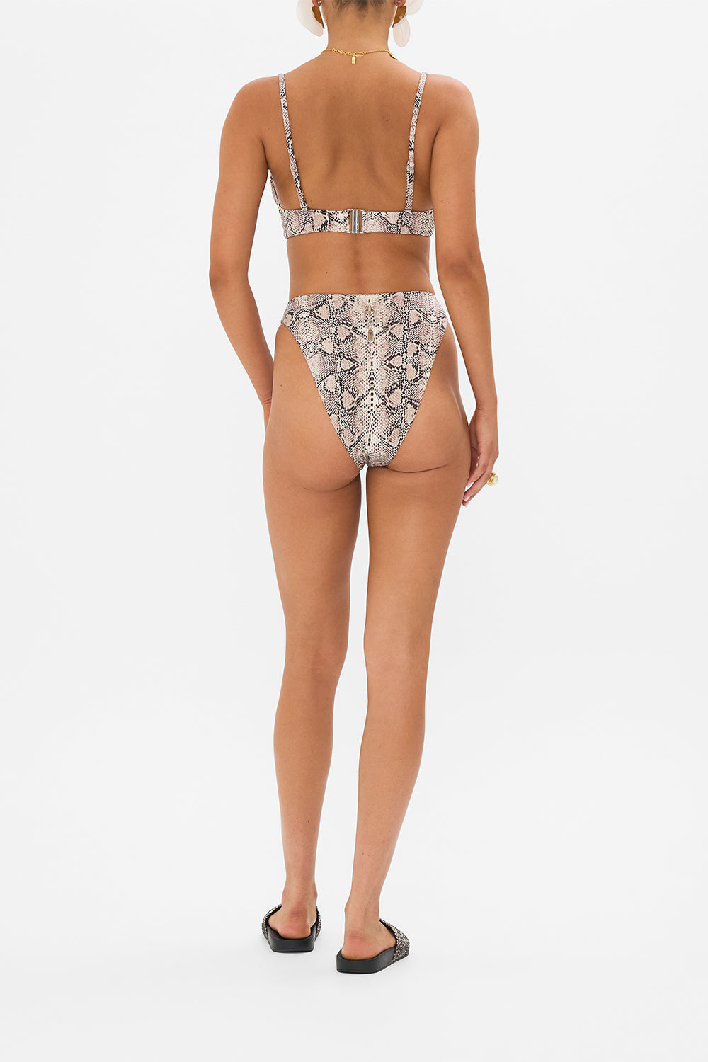 The CAMILLA ELASTIC WAIST BOARDSHORT WATEGOS WANDERLUST in our  print.
