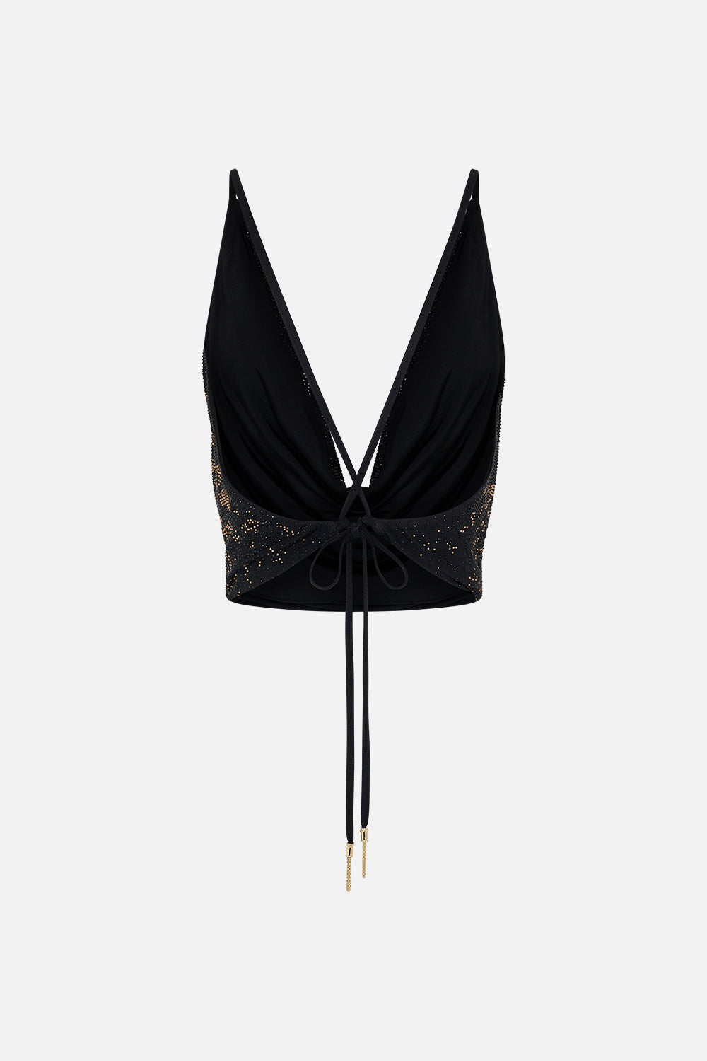 The CAMILLA BUTTON FRONT FRILL DRESS GILDED PLEASURES in our  print.