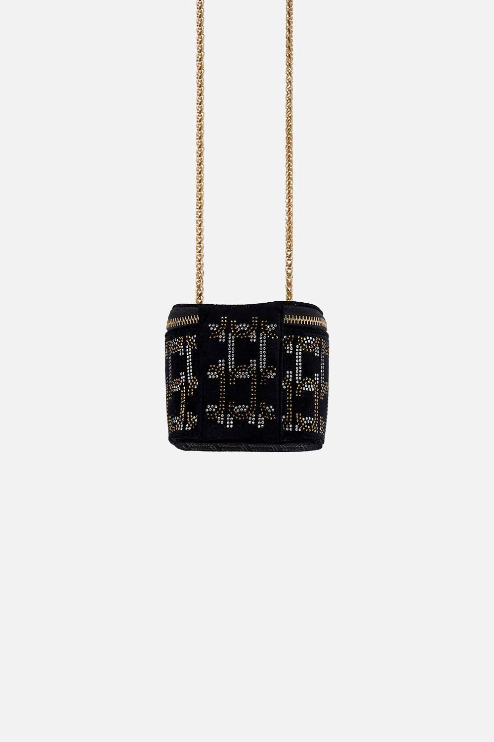 CAMILLA black mini box bag