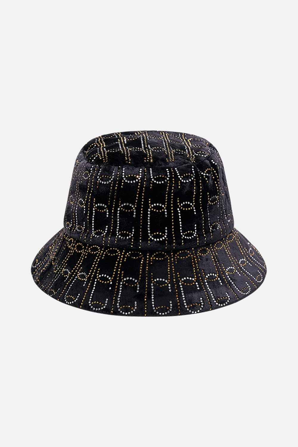 CAMILLA velvet bucket hat 
