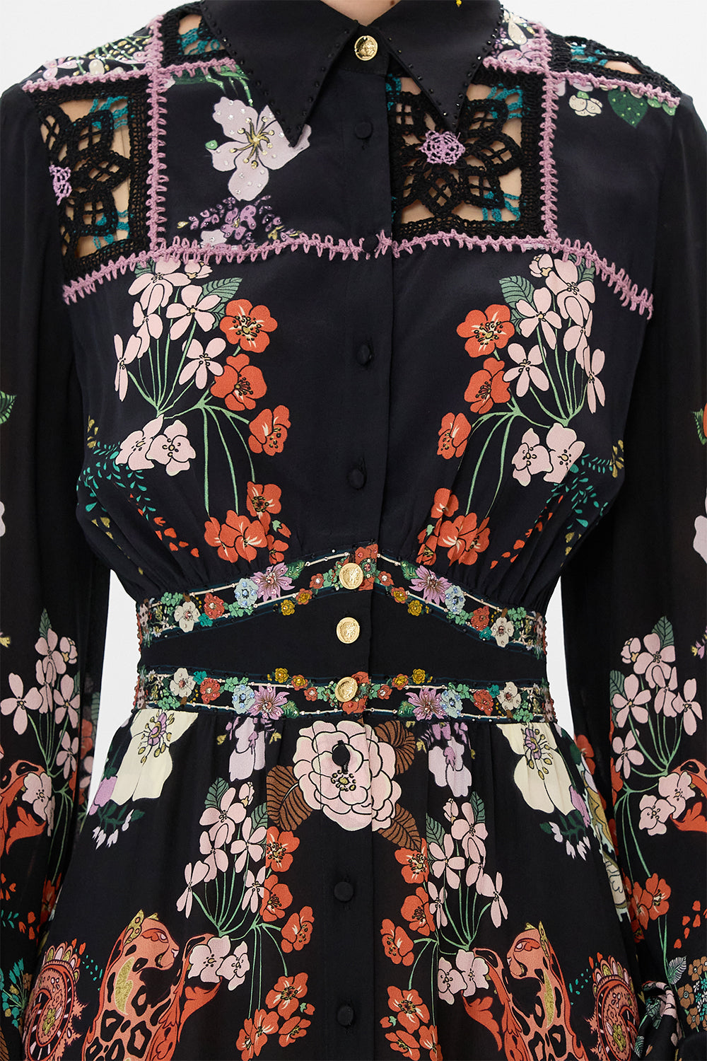 CAMILLA maxi dress in We Wore Folklore print