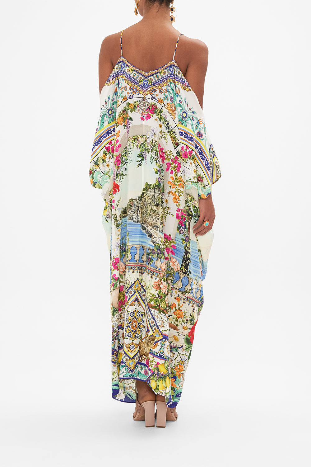 SHOESTRING STRAP KAFTAN AMALFI AMORE