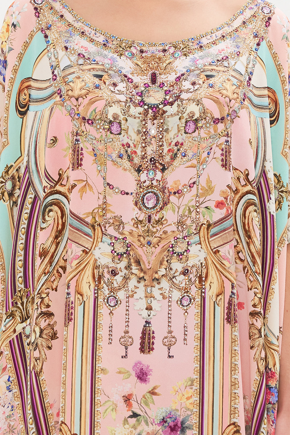 ROUND NECK KAFTAN LETTERS FROM THE PINK ROOM