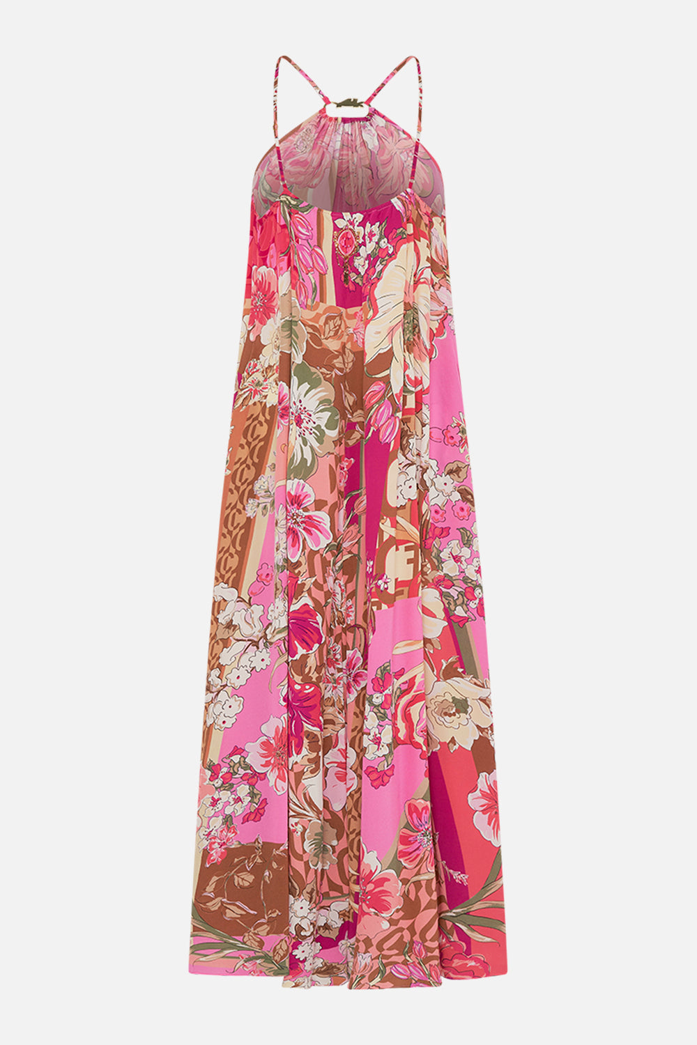 GATHER NECK HALTER MAXI DRESS A GIRL NAMED FLORENCE