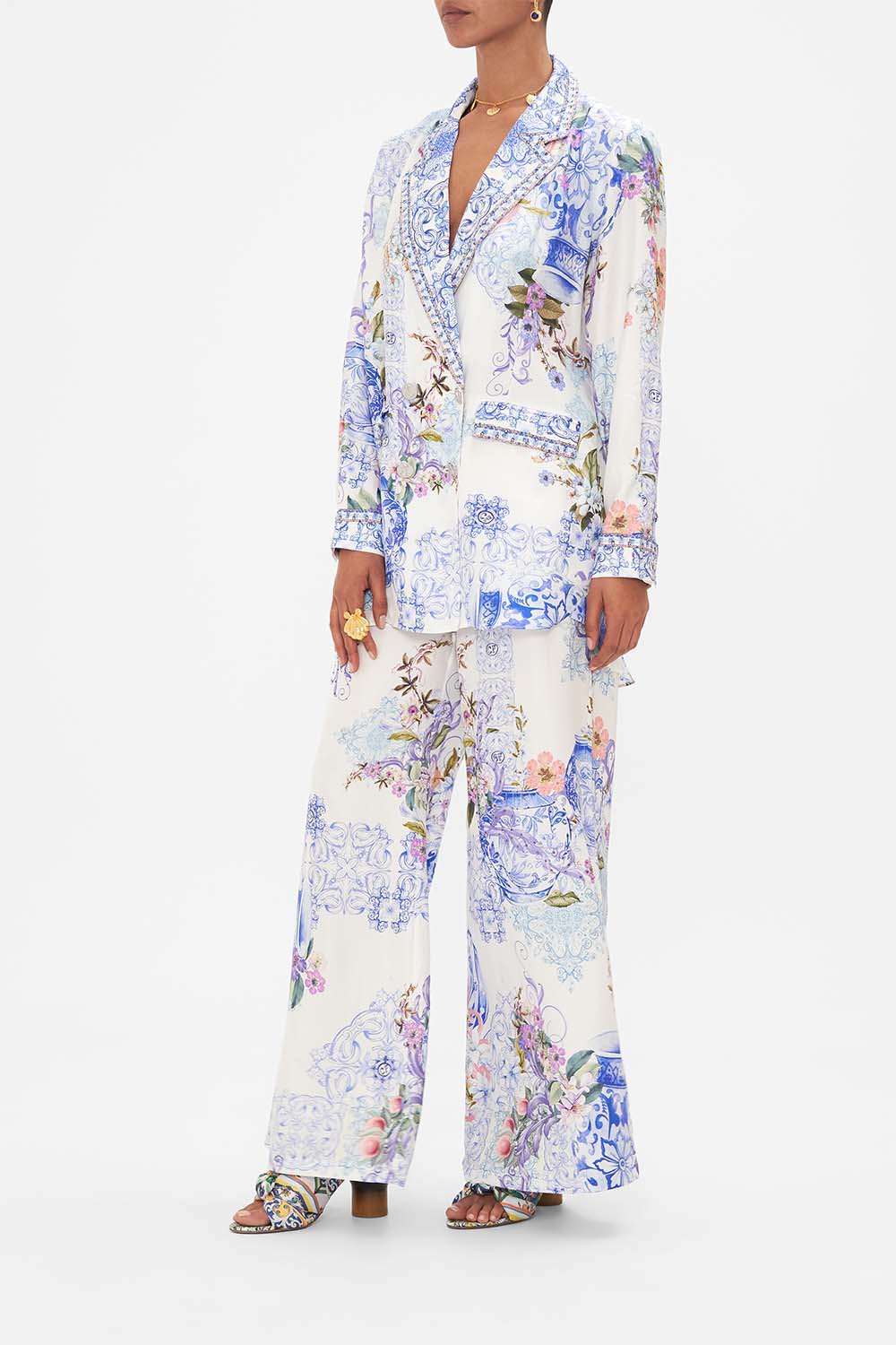 DOUBLE BREASTED SOFT JACKET PAINT ME POSITANO