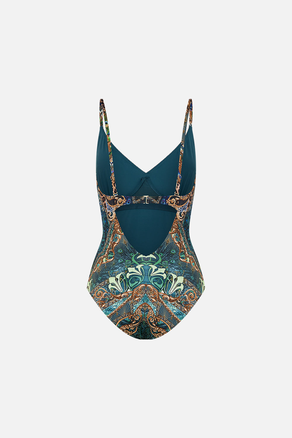 V NECK UNDERWIRE ONE PIECE FAN DANCE