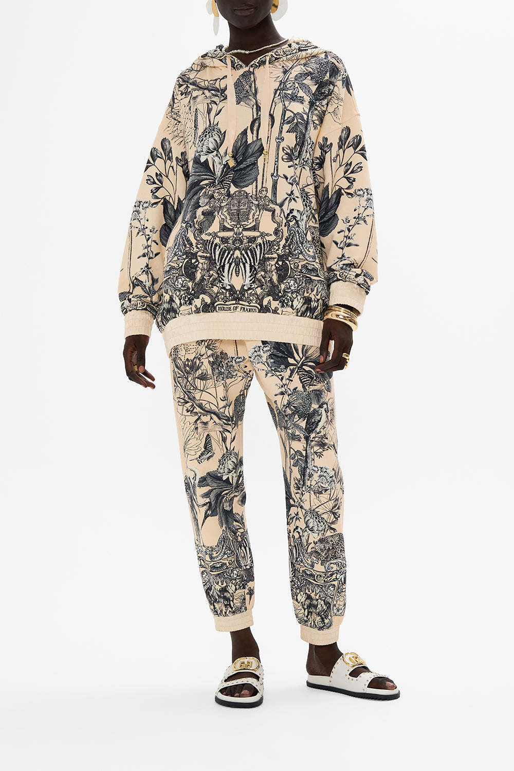 CAMILLA oversized hoodie in Etched Into Eternity print