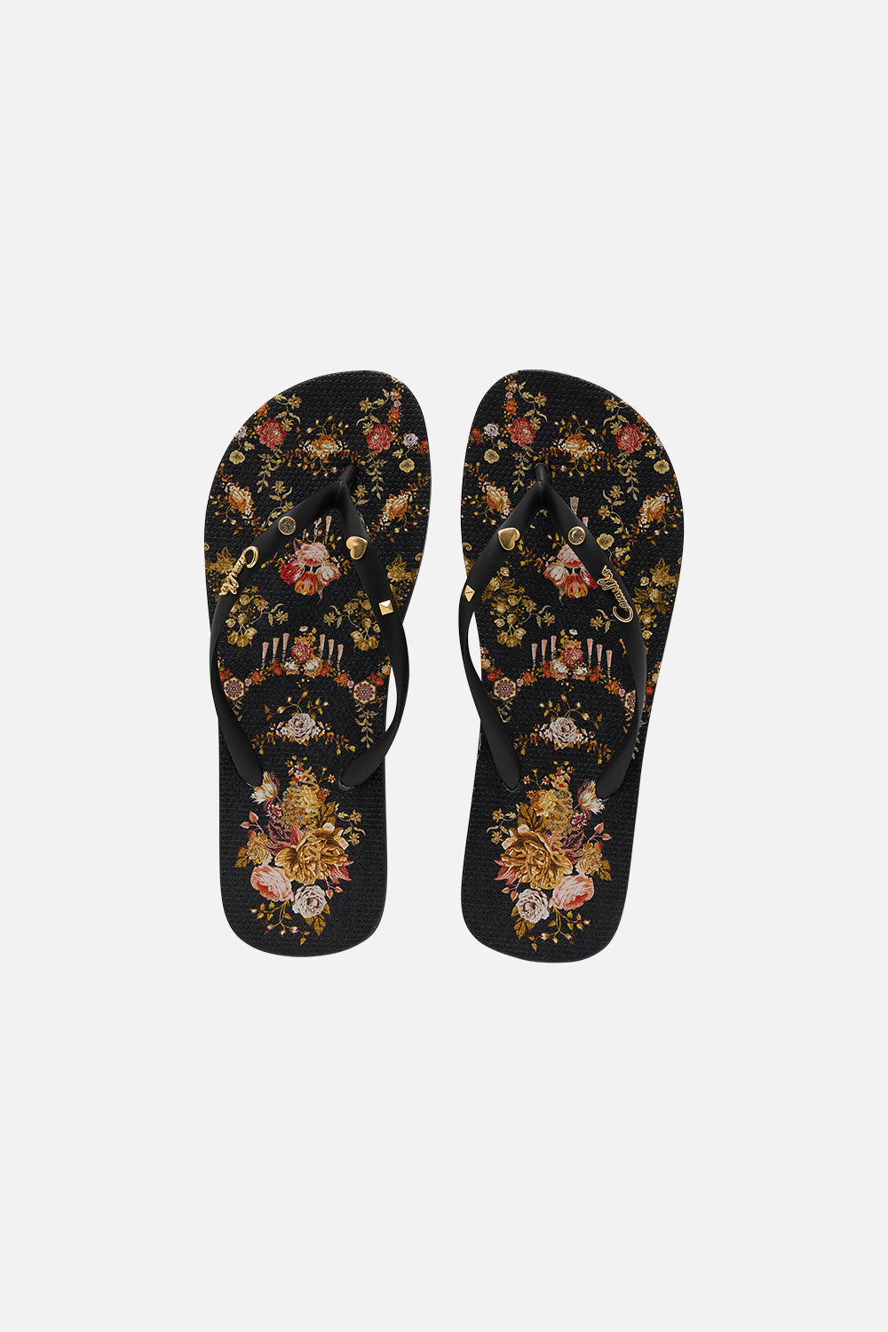 CAMILLA floral thongs in Stitched in Time