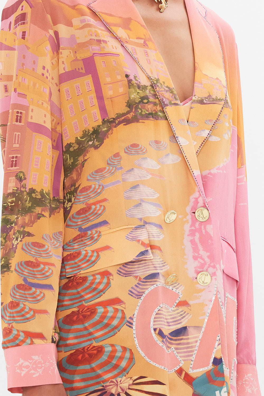 DOUBLE BREASTED SOFT JACKET CAPRI ME