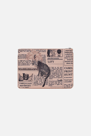 SMALL CANVAS CLUTCH FAME FEVER