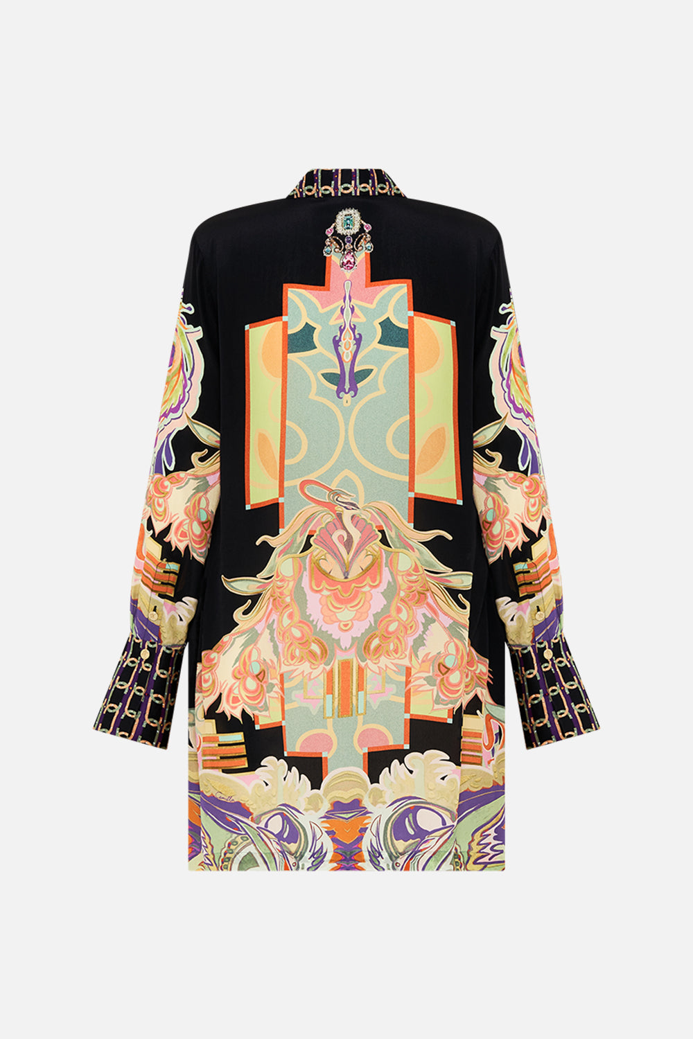 CAMILLA shirt dress in Club Cinemania print