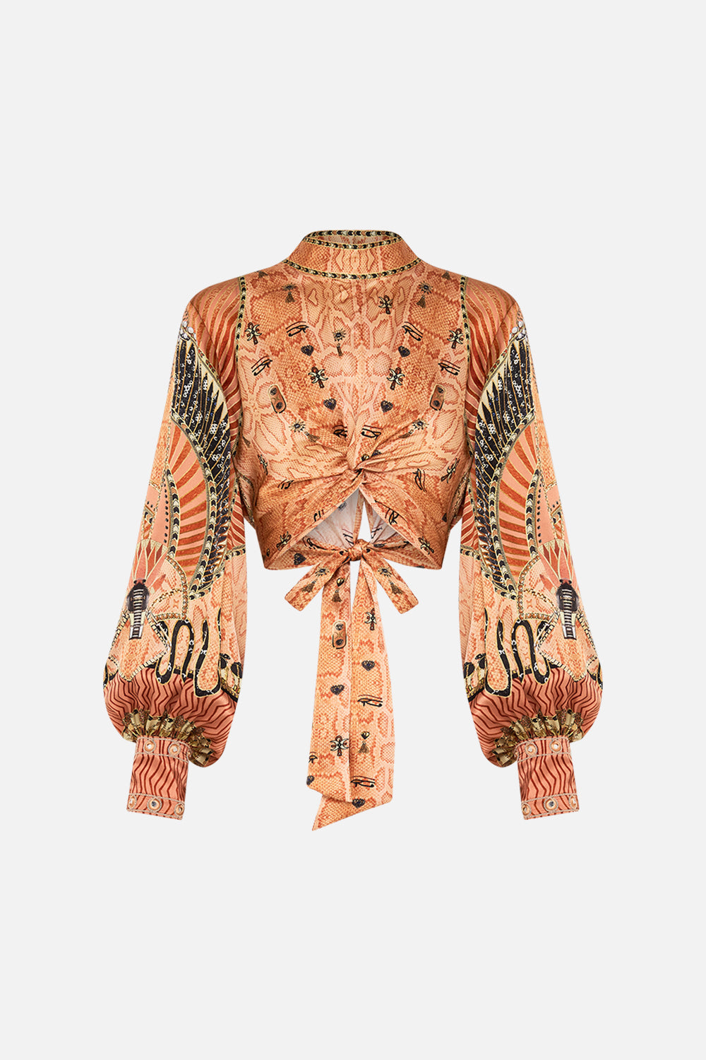 The CAMILLA SCOOP BACK HEM DRESS MY FAIR PHARAOH in our  print.