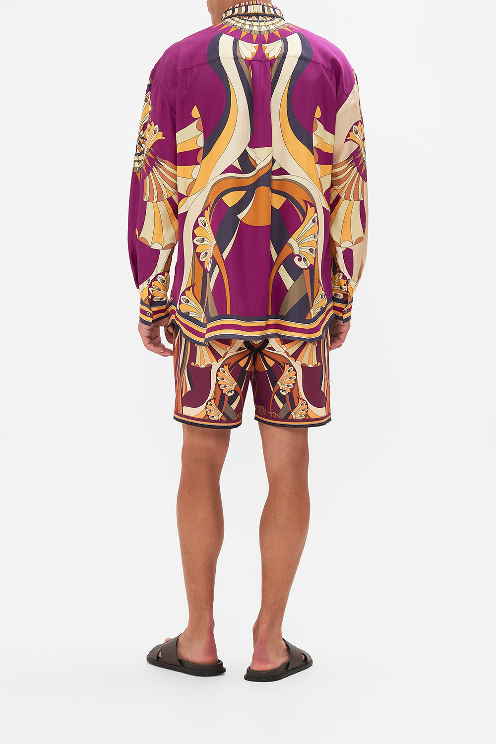 CAMILLA oversized shirt in Desert Delerium print.