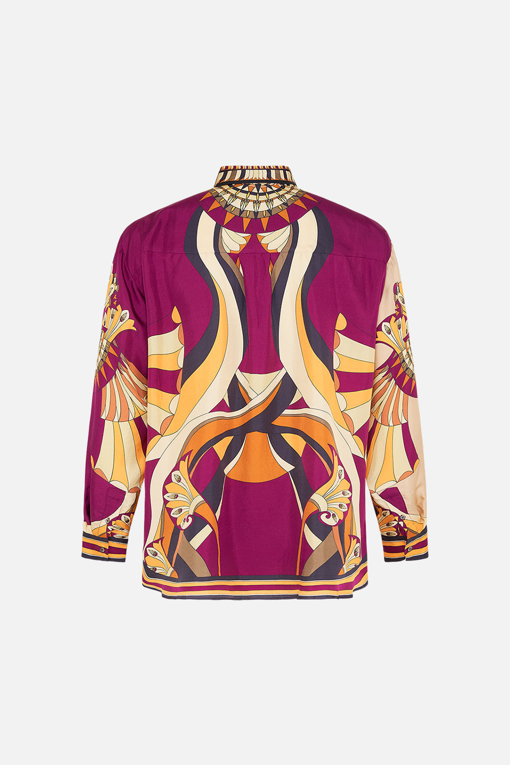 CAMILLA oversized shirt in Desert Delerium print.